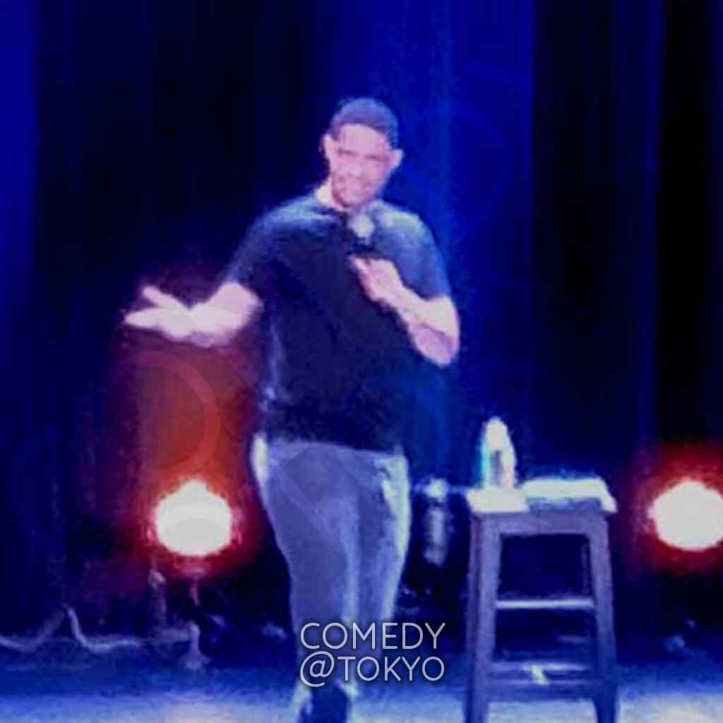 Trevor Noah performing in Tokyo in 2019.